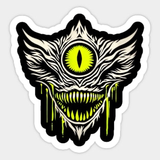 One eyed cyclops monster Sticker